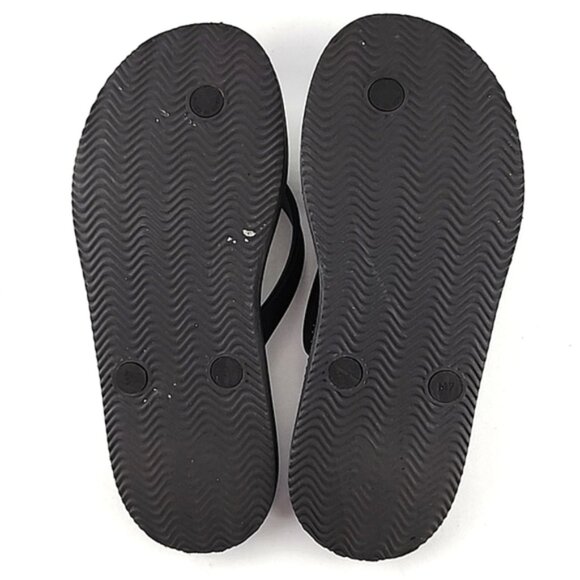 Hurley Men's Camo Black Grey Flip Flops Thongs Size 7 - Picture 8 of 10